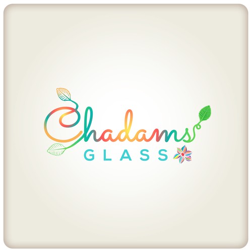 Glass artist logo with semi-specific vision