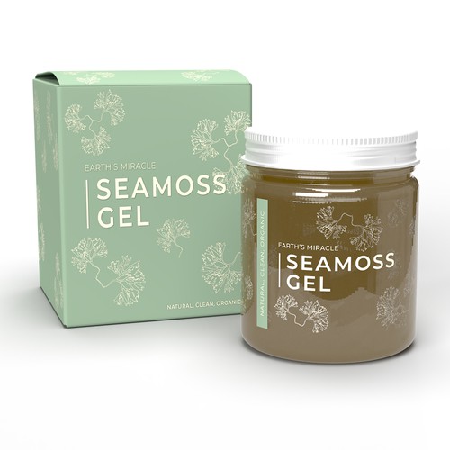 Seamoss Gel Minimalistic Label