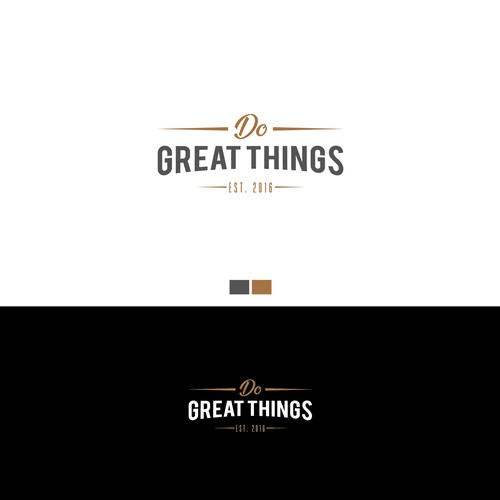 Logo Uplift for "Do Great Things"