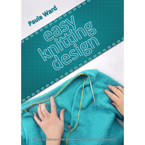 Create the next book or magazine cover for Easy Knitting Design