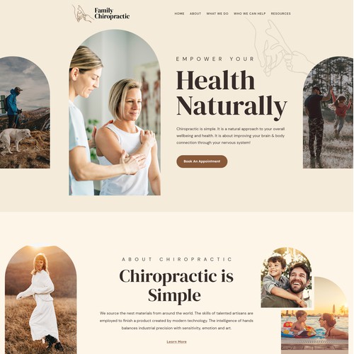 Family Chiropractic Wordpress Design