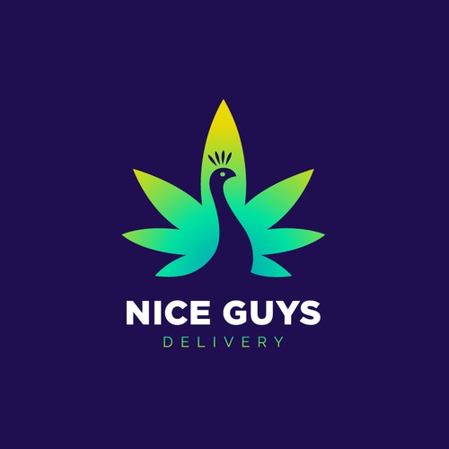 Creative logo for marijuana delivery.