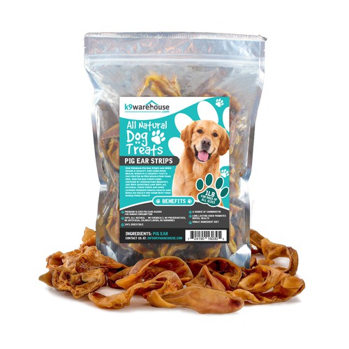 Natural Dog treat Label Design
