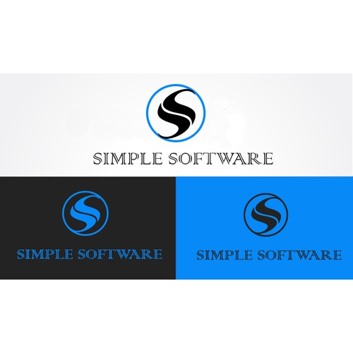 Create a playful, simple logo for a software company.