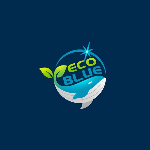 Eco Blue logo design