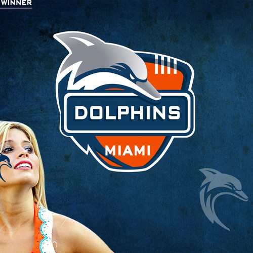 99designs community contest: Help the Miami Dolphins NFL team re-design its logo!