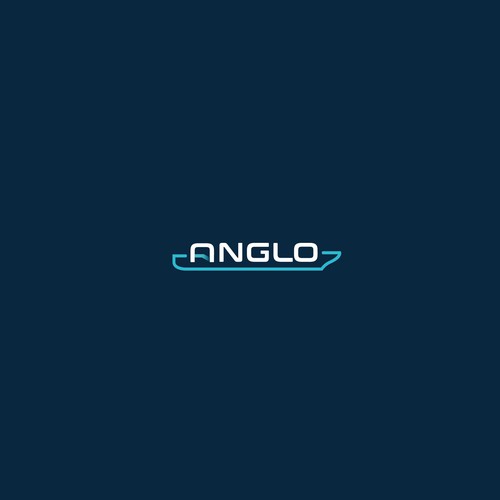 logo concept for ANGLO,  cargo ship company