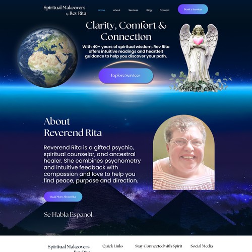 Spiritual Makeovers by Rev. Rita – Personal Healing & Guidance Website