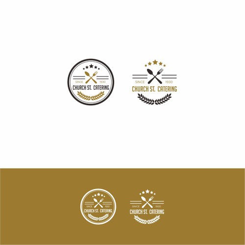 Logo concept for catering
