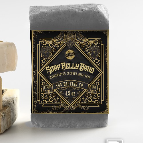 Label handcrafted soap