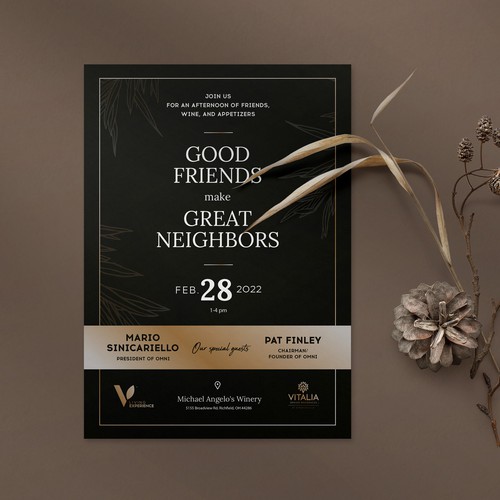 VIP Event Invitation Design