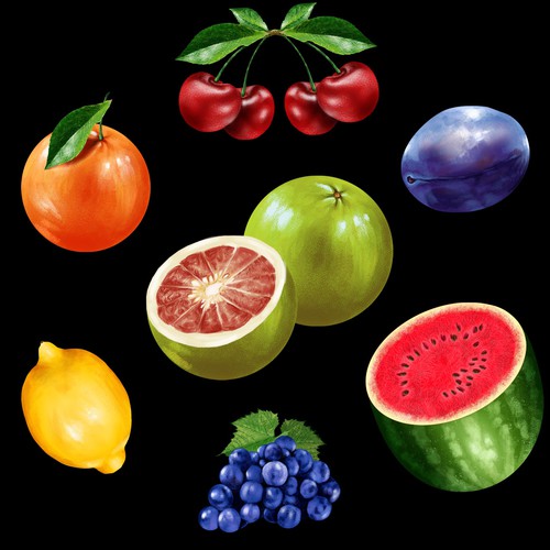 Fruit illustration