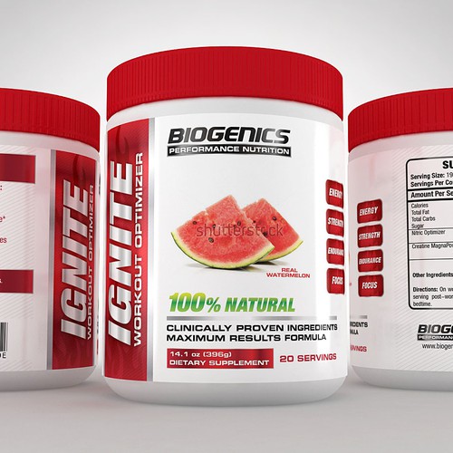 Label for BIOGENICS Performance Nutrition