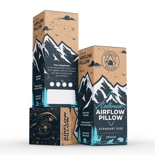 Airflow Pillow Packaging Design