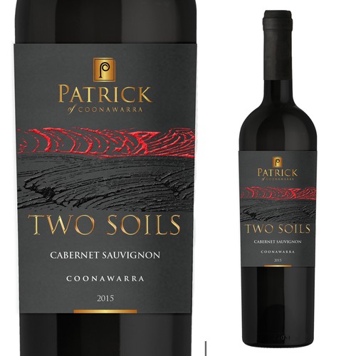 Wine label for existing brand distribution partnership