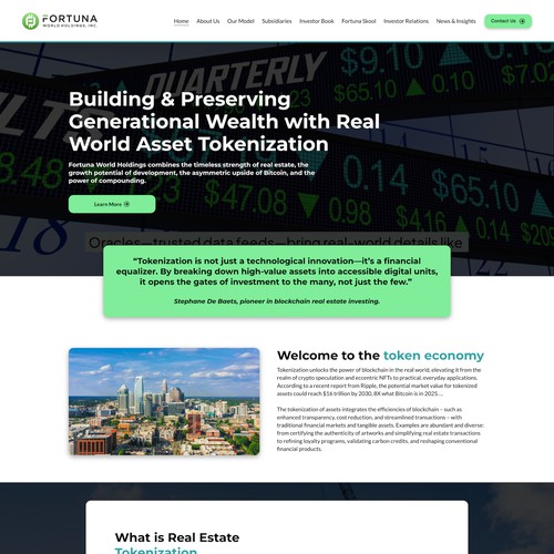 Fortuna World Holdings Inc Design