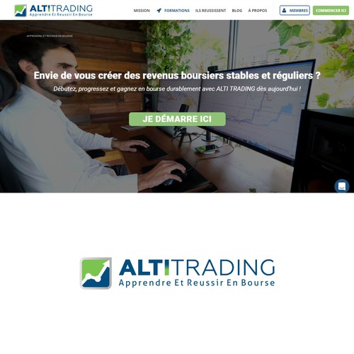 Bold logo concept for ALTI TRADING