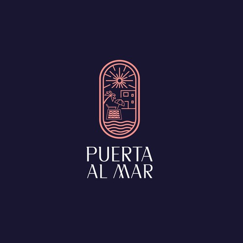 Puerta al Mar logo design
