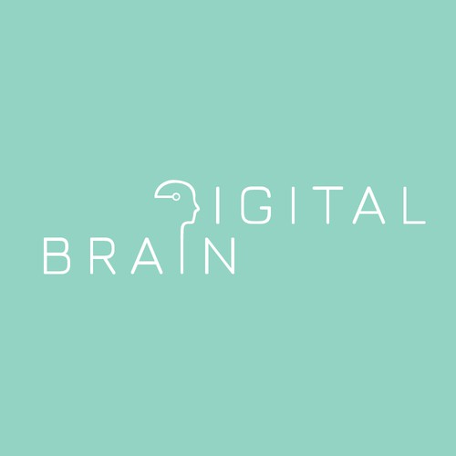 Minimalist logo for "Digital Brain"