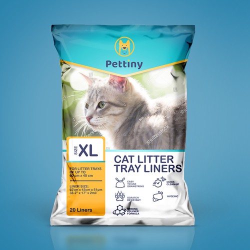 Cat Litter Tray Liners Packaging