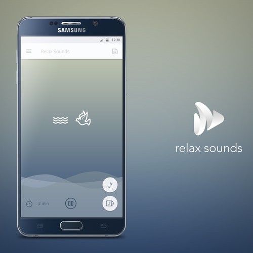 App design for relax sounds
