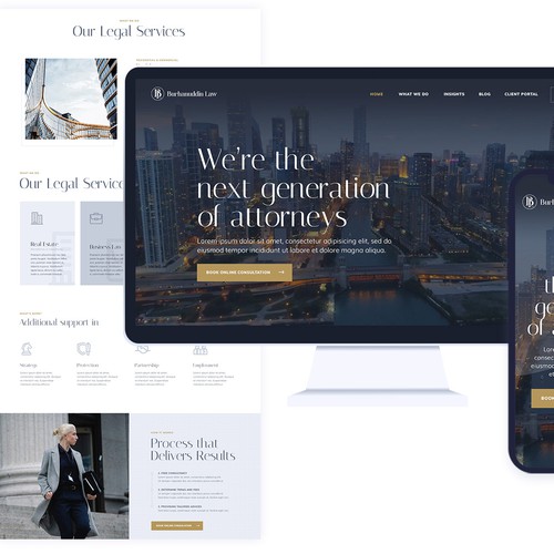 Lawyer Firm website design + development