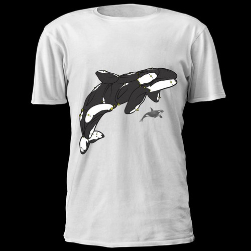 Penguins in the form of orca