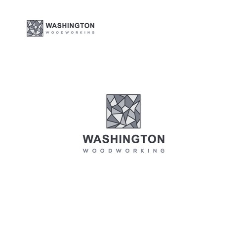Custom interior logo for Washington Woodworking