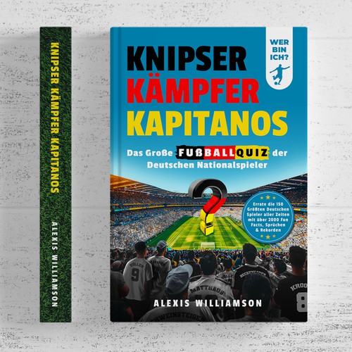 KNIPSER KÄMPFER KAPITANOS Book Cover Design