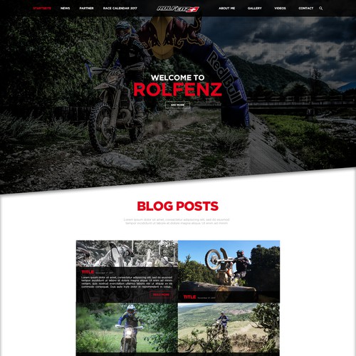 Rolfenz website design concept