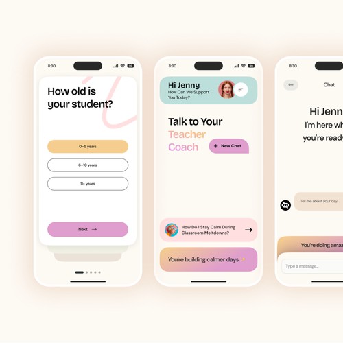 Teacher support app