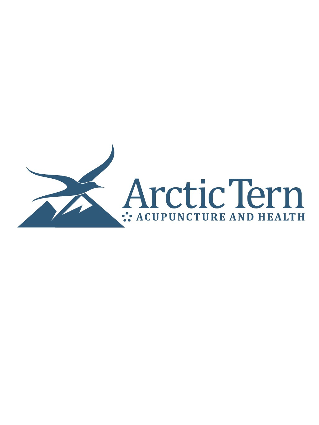 Create a standout logo featuring Arctic Tern Acupuncture and Health