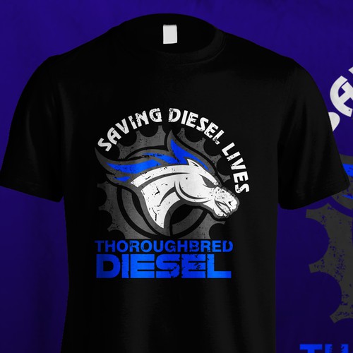 T shirt For Thoroughbred Diesel