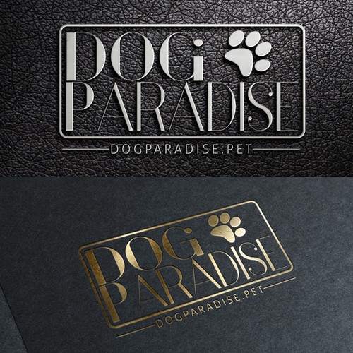 Concept logo for dogparadise.pet
