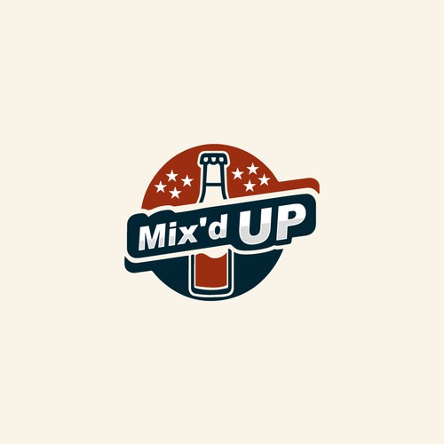 Design a logo for Mix'd Up, a Dirty Soda's and Adult Beverage concept