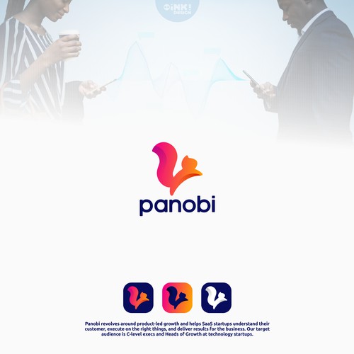 Panobi squirrel logo