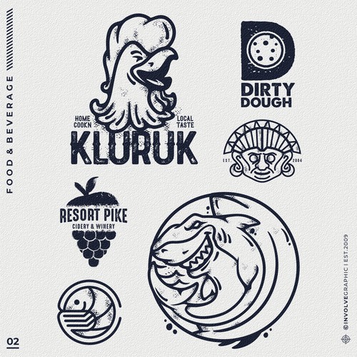 FOOD AND BEVERAGE LOGO COMPILATIONS 
