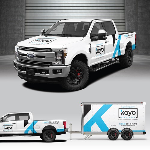 Kayo Energy Truck/Trailer Wrap