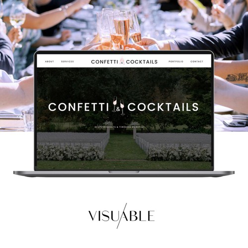 Squarespace Website for a Wedding & Event Planner