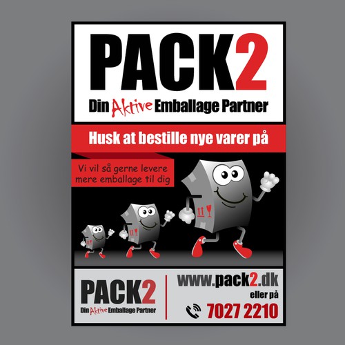 Flyer design for packaging supplier