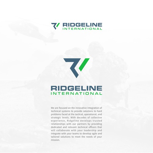 Simple Logo for Ridgeline.