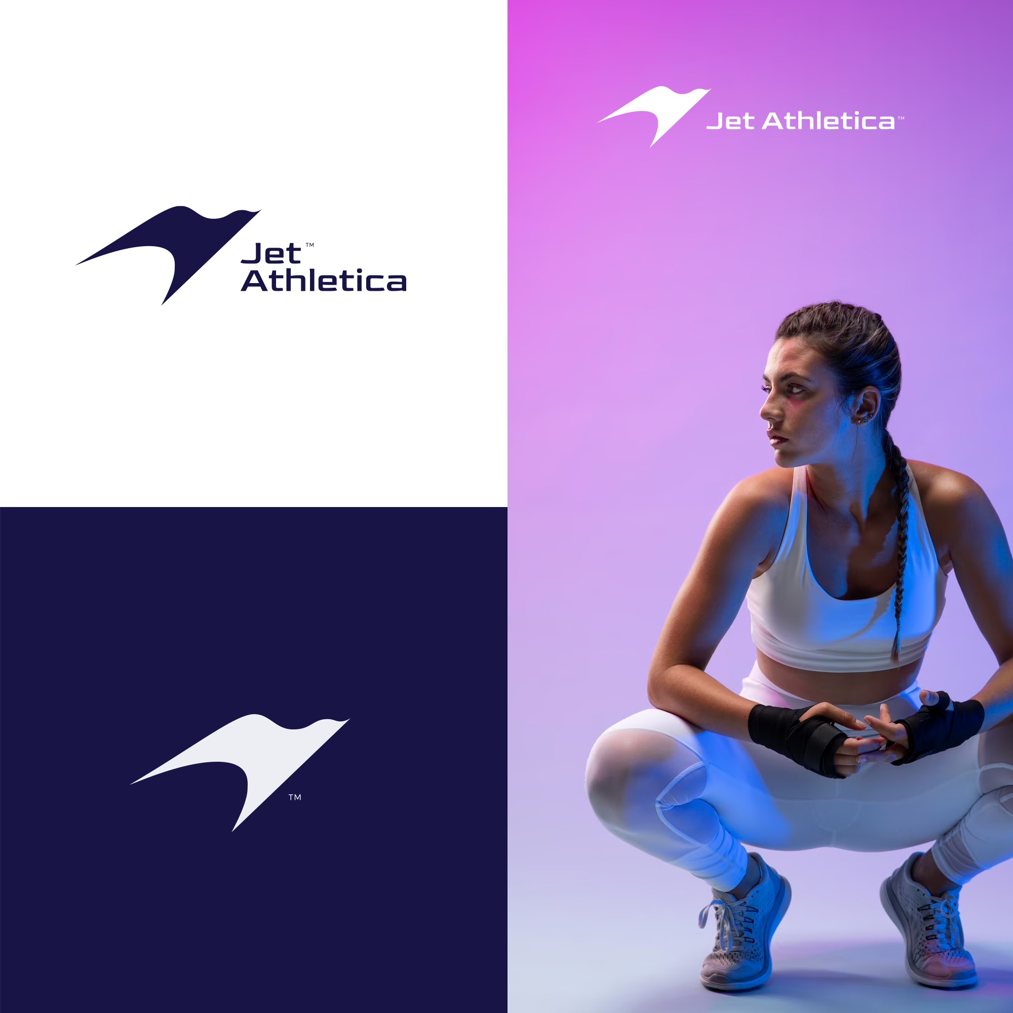 豪华athleticwear标志和品牌设计