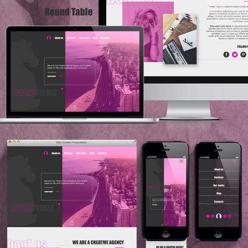 Website Design for Creative Agency