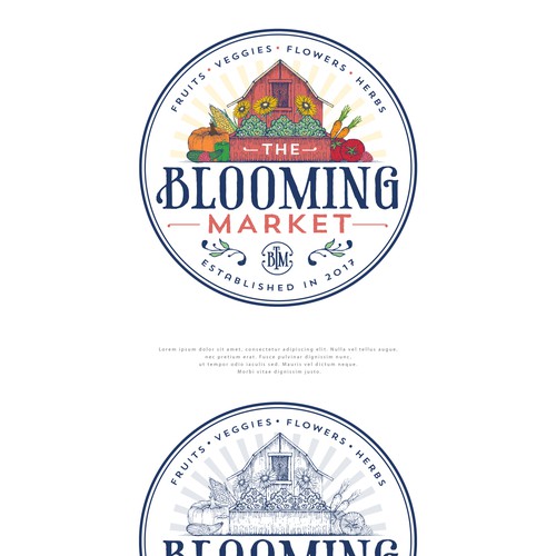Logo Design for Blooming Market