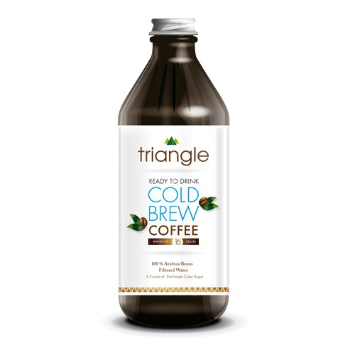 Create a label design for the best new cold-brew coffee!