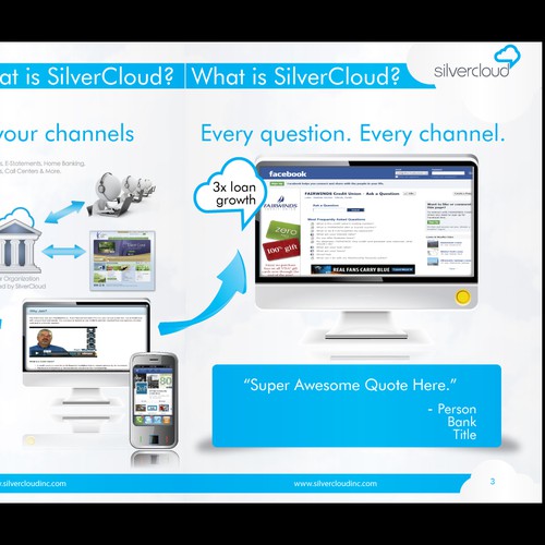 SilverCloud, Inc. needs a new brochure design