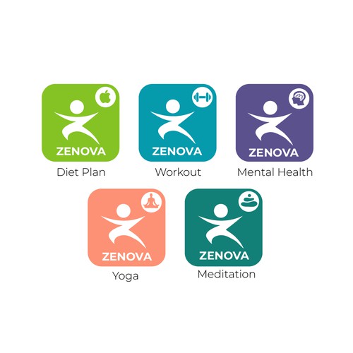 Logo design for health suite apps