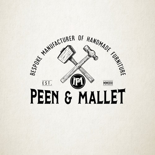 Logo for Peen & Mallet