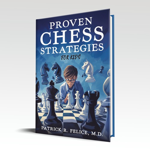 Fun Book Cover concept for a book about chess for kids