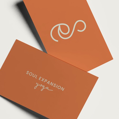 Minimalist Yoga Monogram Logo